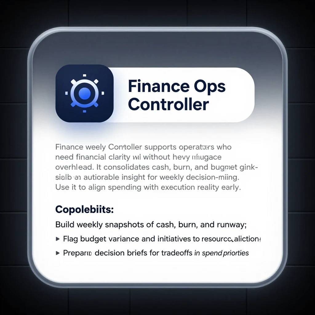 Finance Ops Controller icon