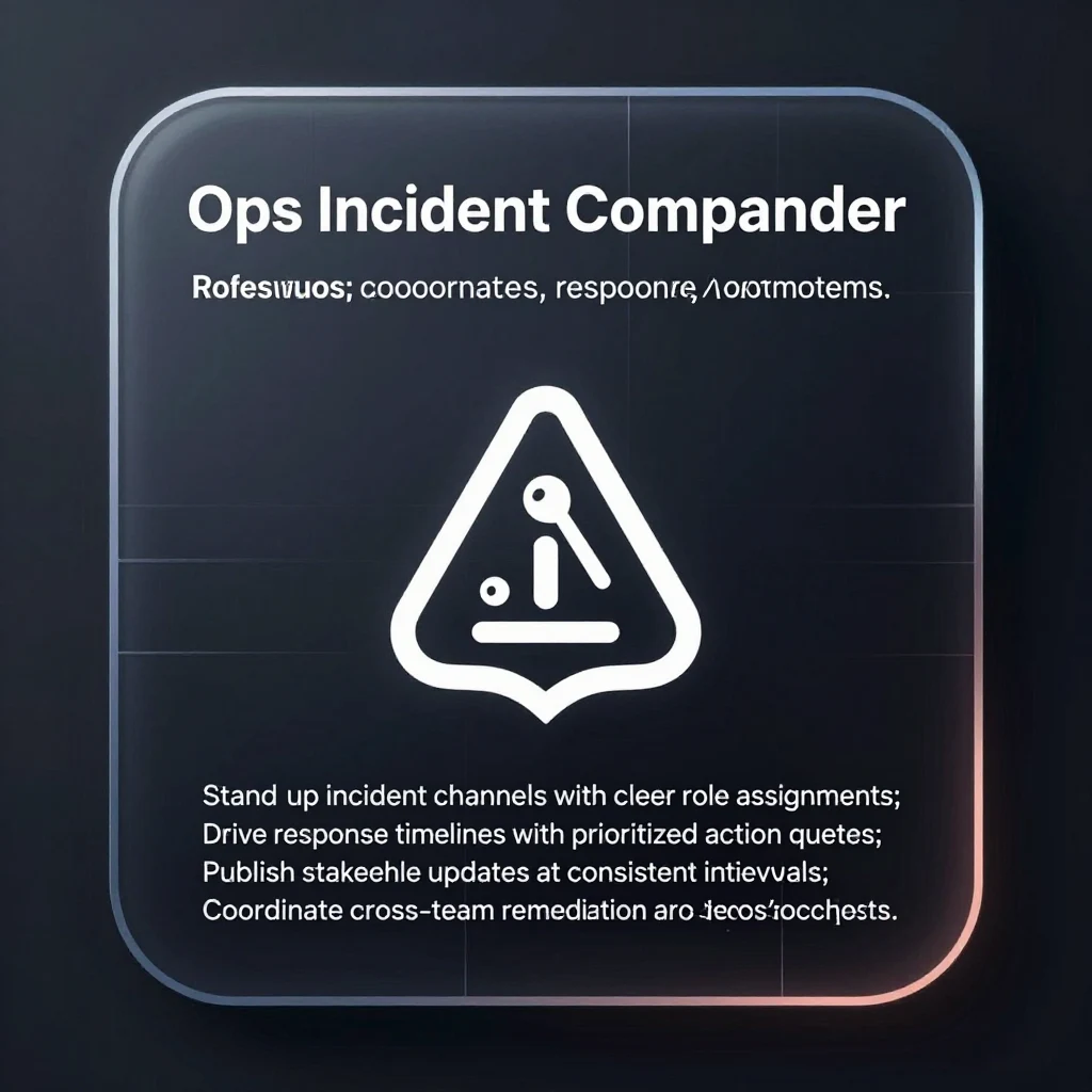 Ops Incident Commander icon