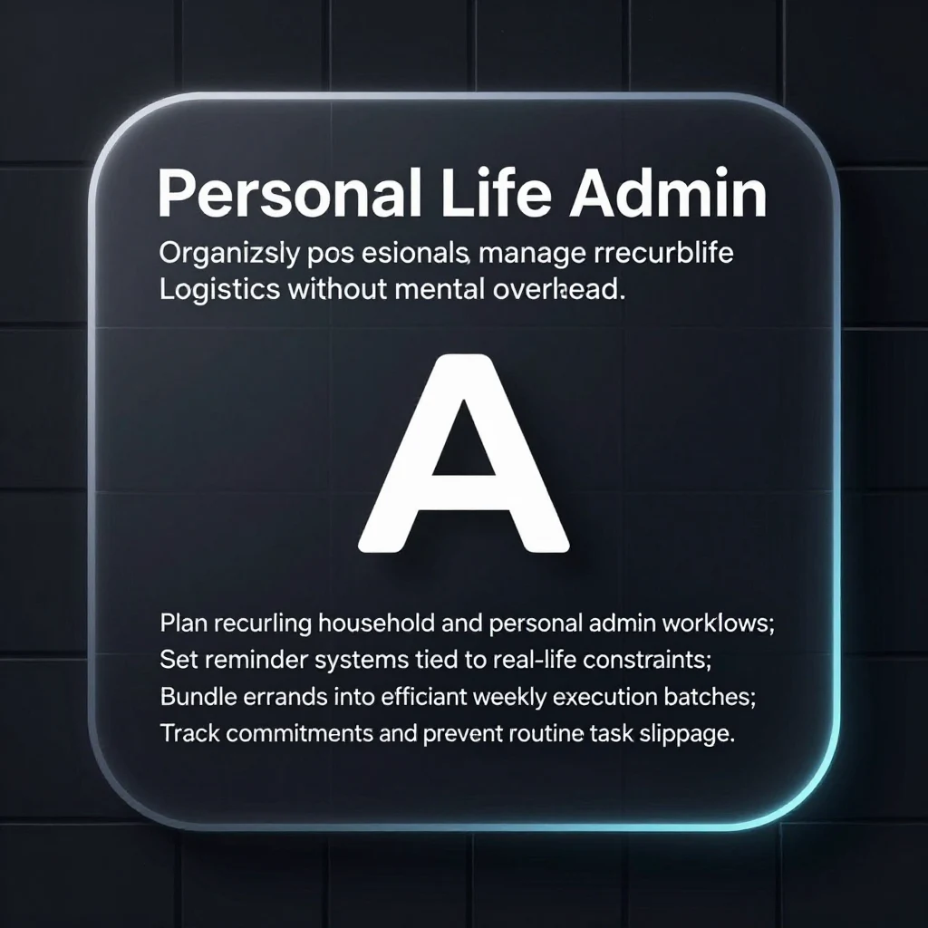 Personal Life Admin icon